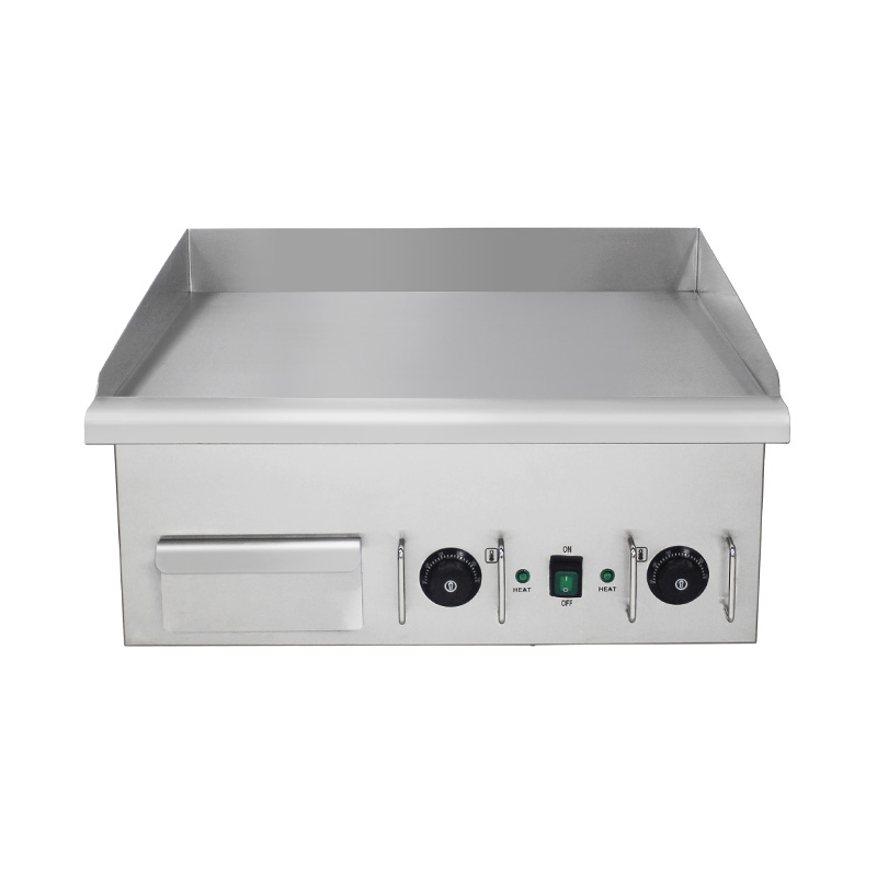 Flat Plate Pattern Stainless Steel Commercial Kitchen Electric Griddle